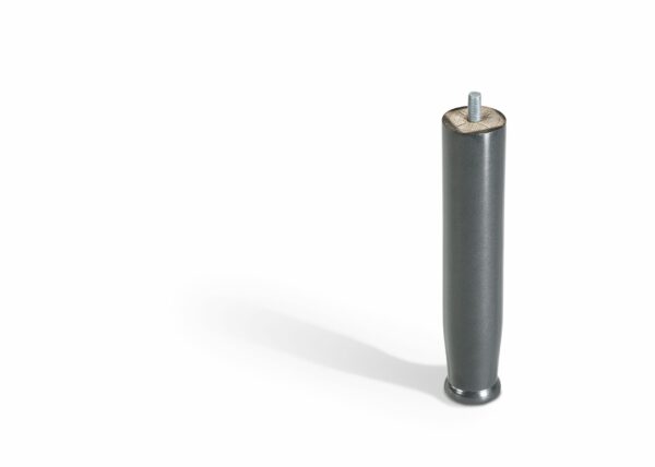 Juego 2 patas Madera Gris Metal 24 cm